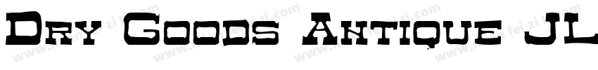 Dry Goods Antique JL字体转换